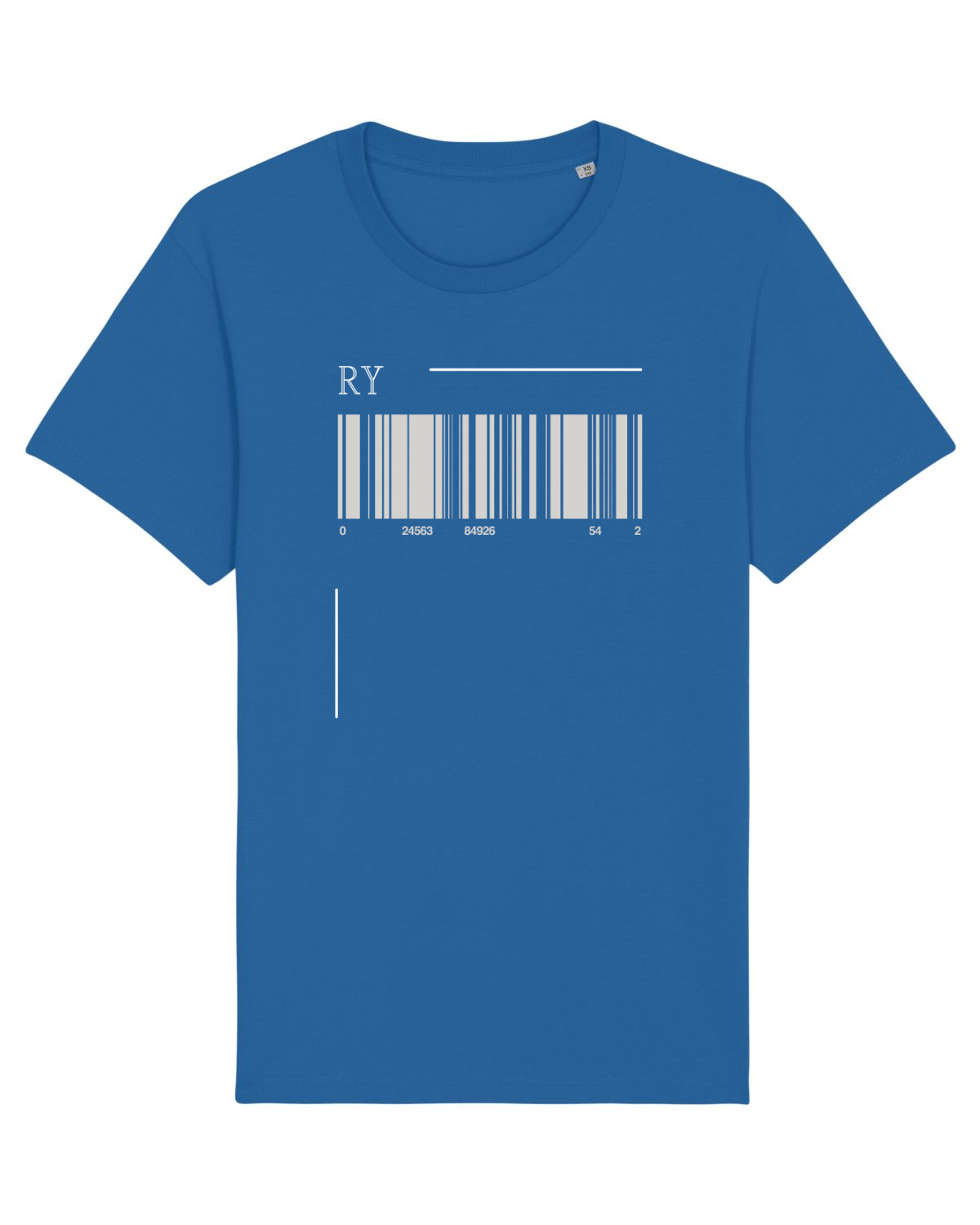 Tricou mânecă scurtă Unisex Rocker Royal Blue