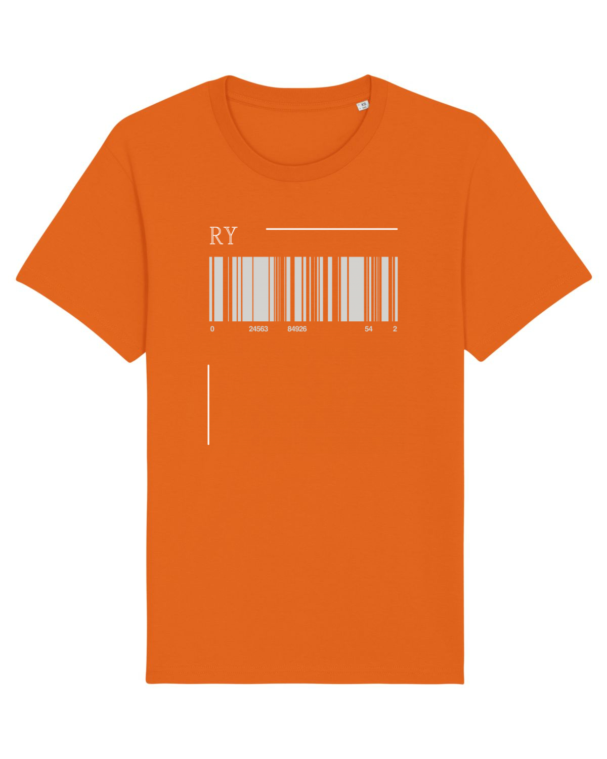 Tricou mânecă scurtă Unisex Rocker Bright Orange