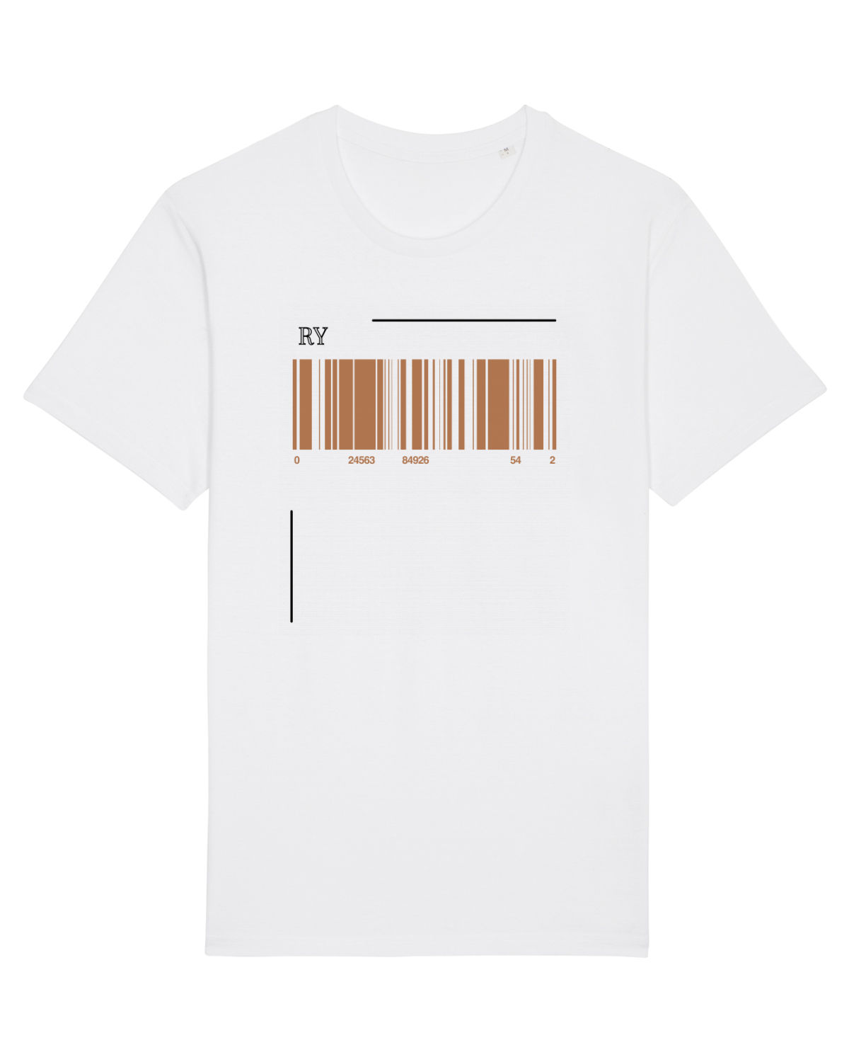 Tricou mânecă scurtă Unisex Rocker White