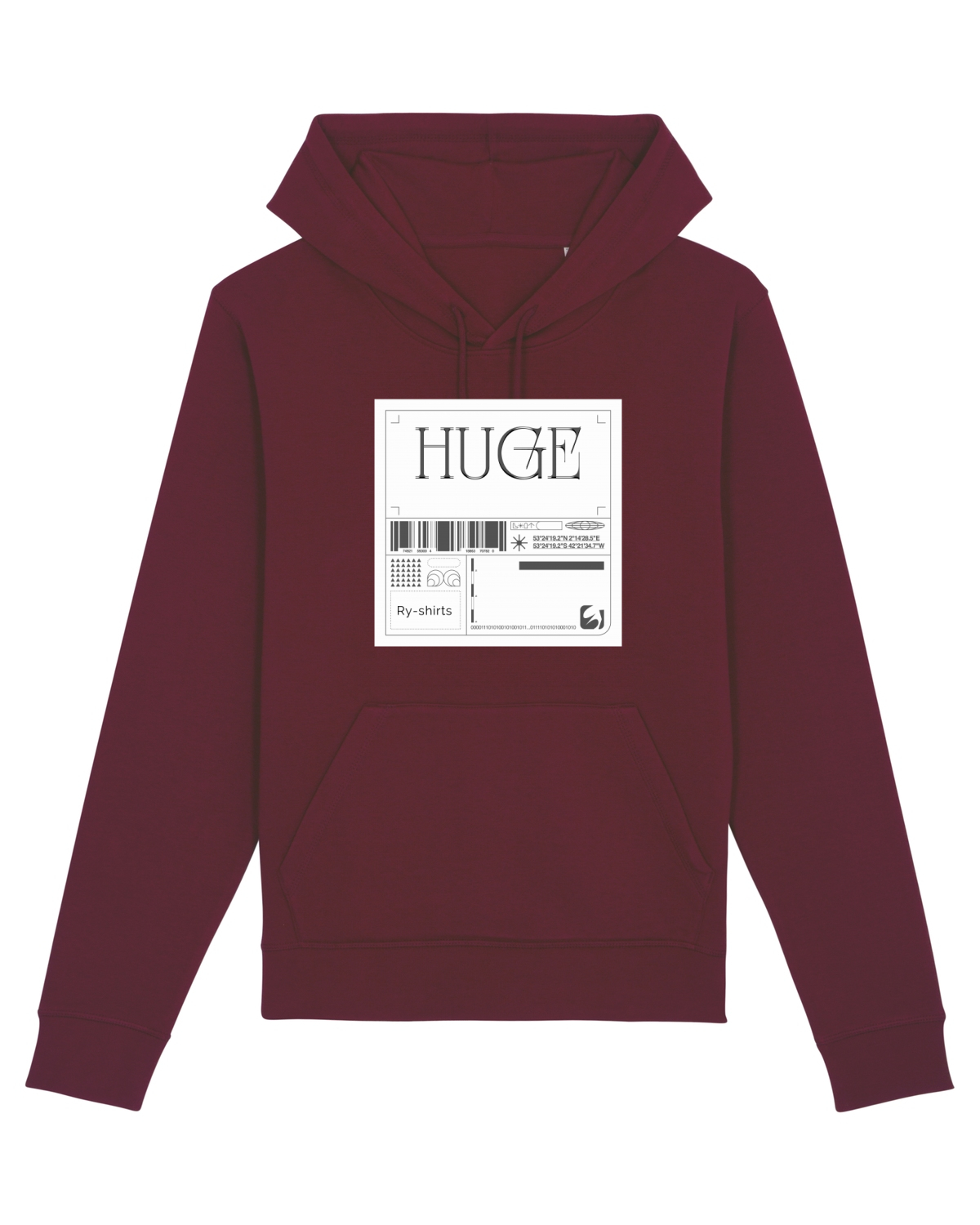 Hanorac Unisex Drummer Burgundy
