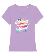 Someday Tricou mânecă scurtă guler larg fitted Damă Expresser