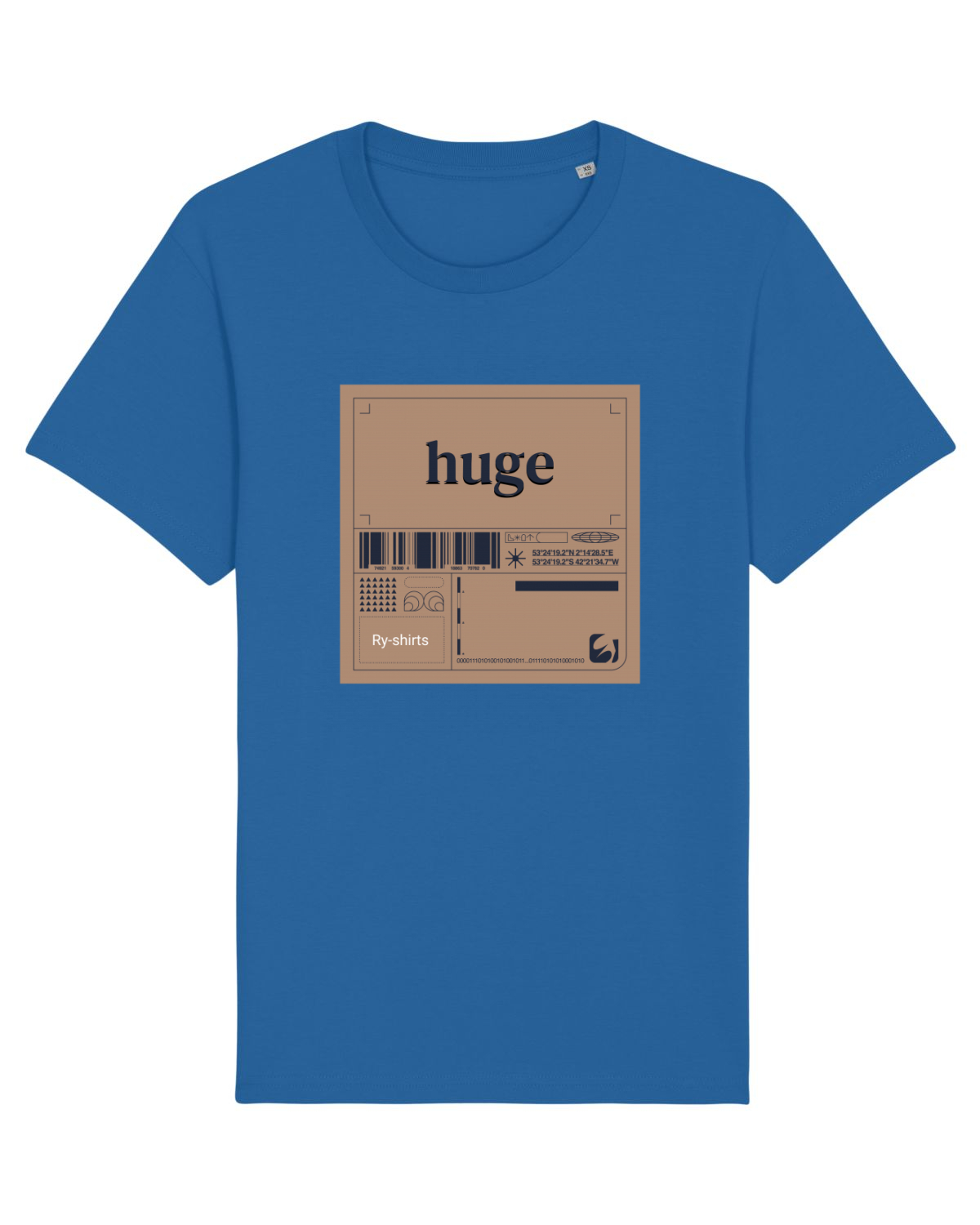 Tricou mânecă scurtă Unisex Rocker Royal Blue