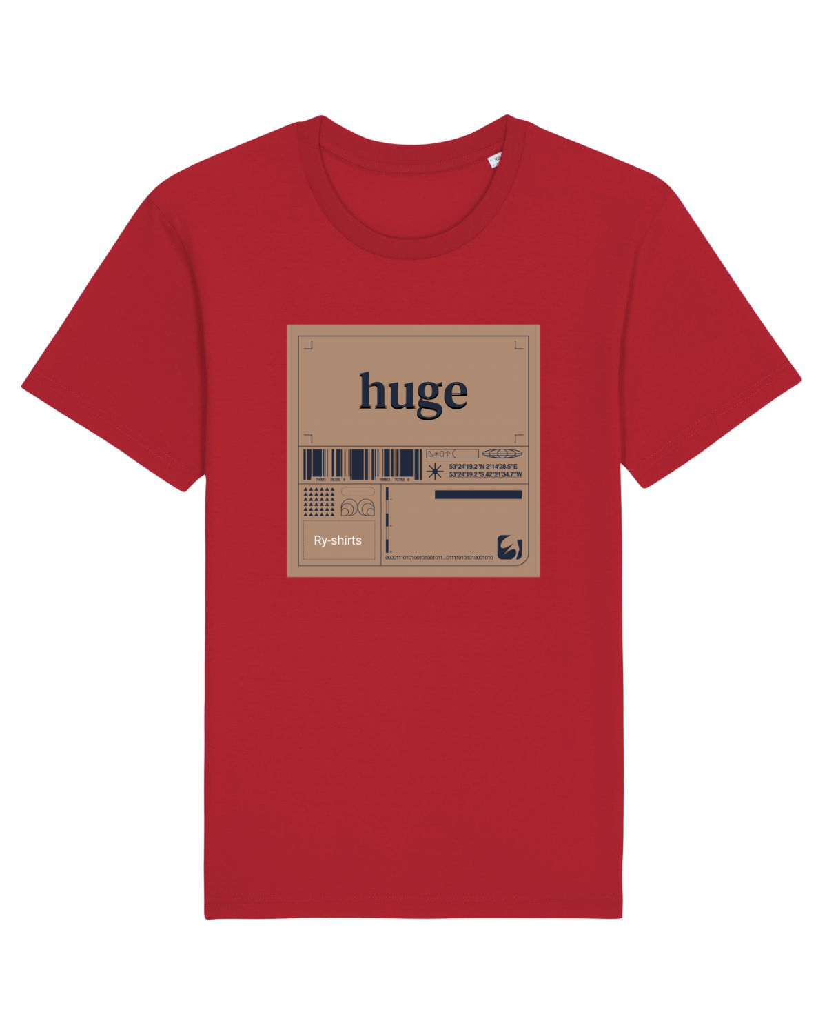 Tricou mânecă scurtă Unisex Rocker Red