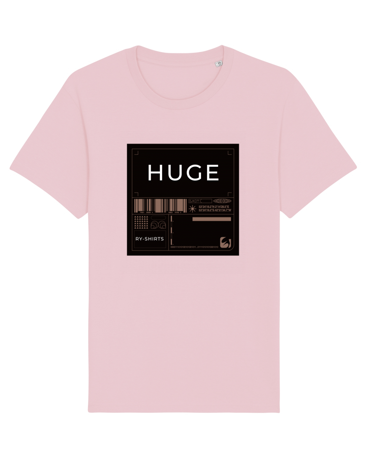 Tricou mânecă scurtă Unisex Rocker Cotton Pink