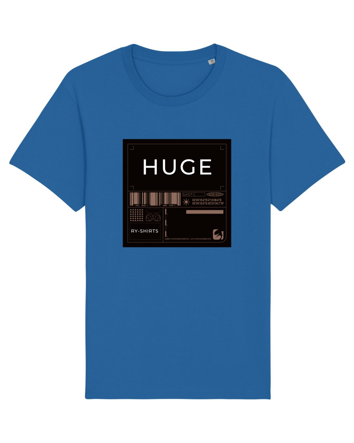 Tricou mânecă scurtă Unisex Rocker Royal Blue