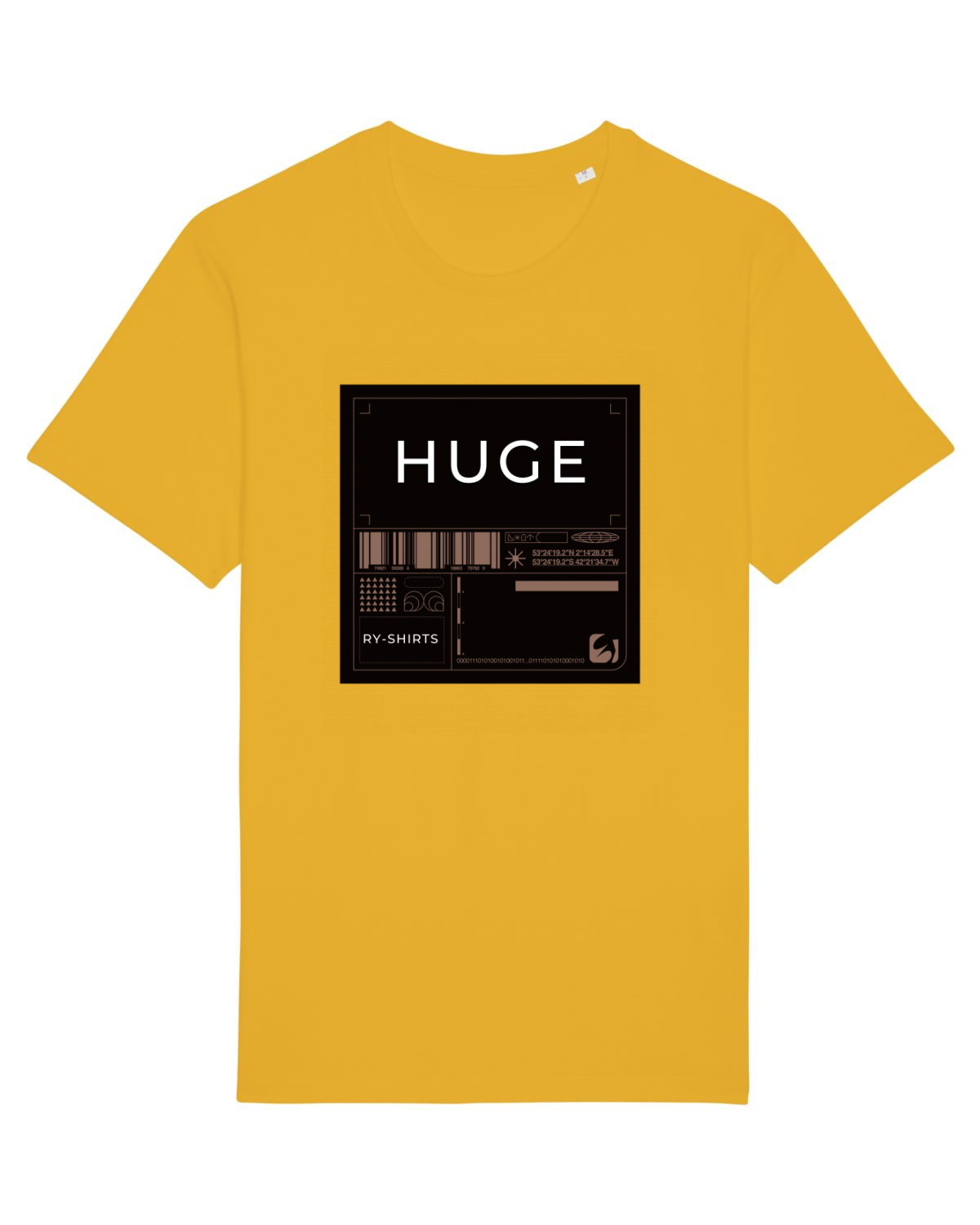 Tricou mânecă scurtă Unisex Rocker Spectra Yellow