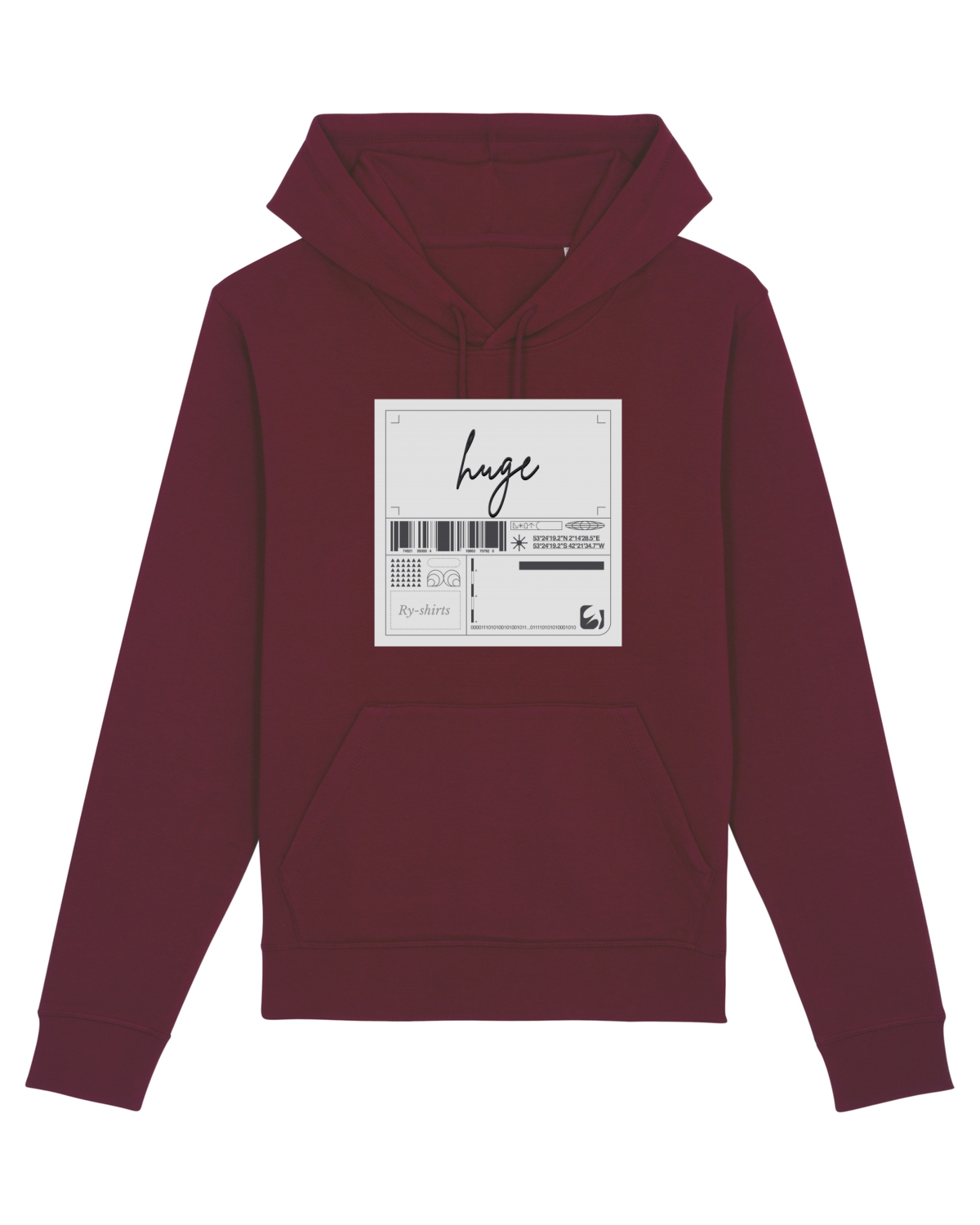 Hanorac Unisex Drummer Burgundy