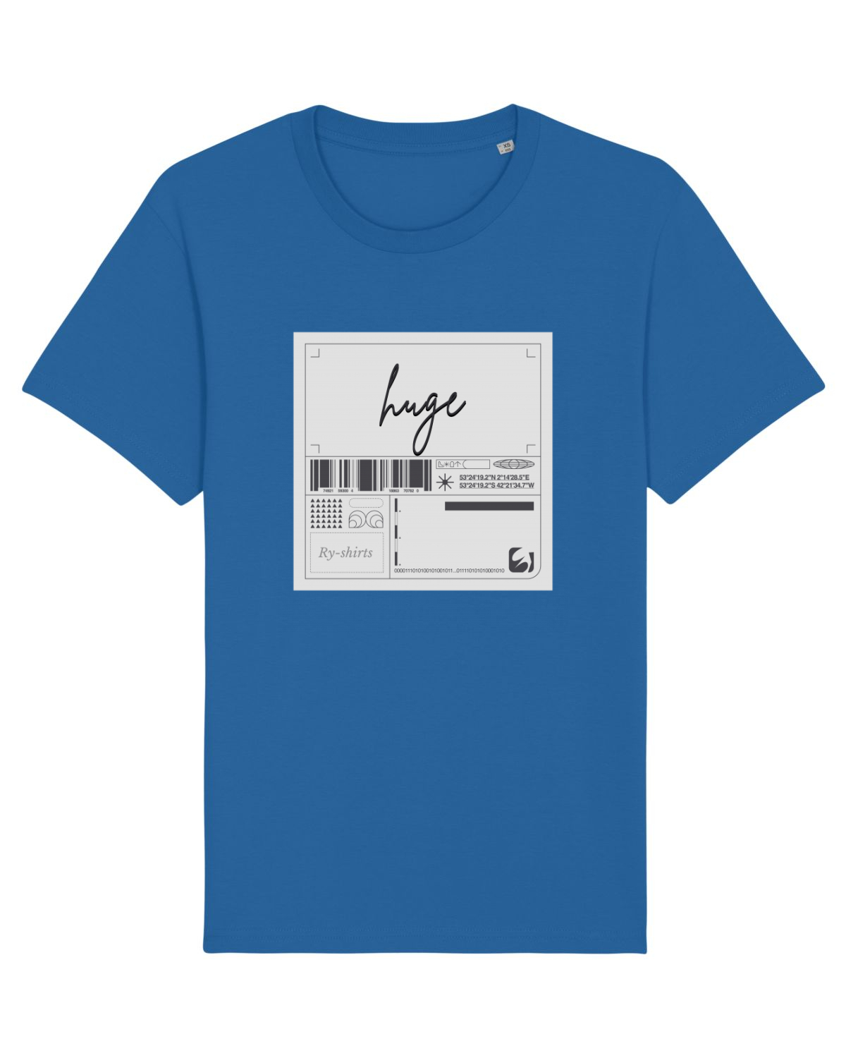 Tricou mânecă scurtă Unisex Rocker Royal Blue
