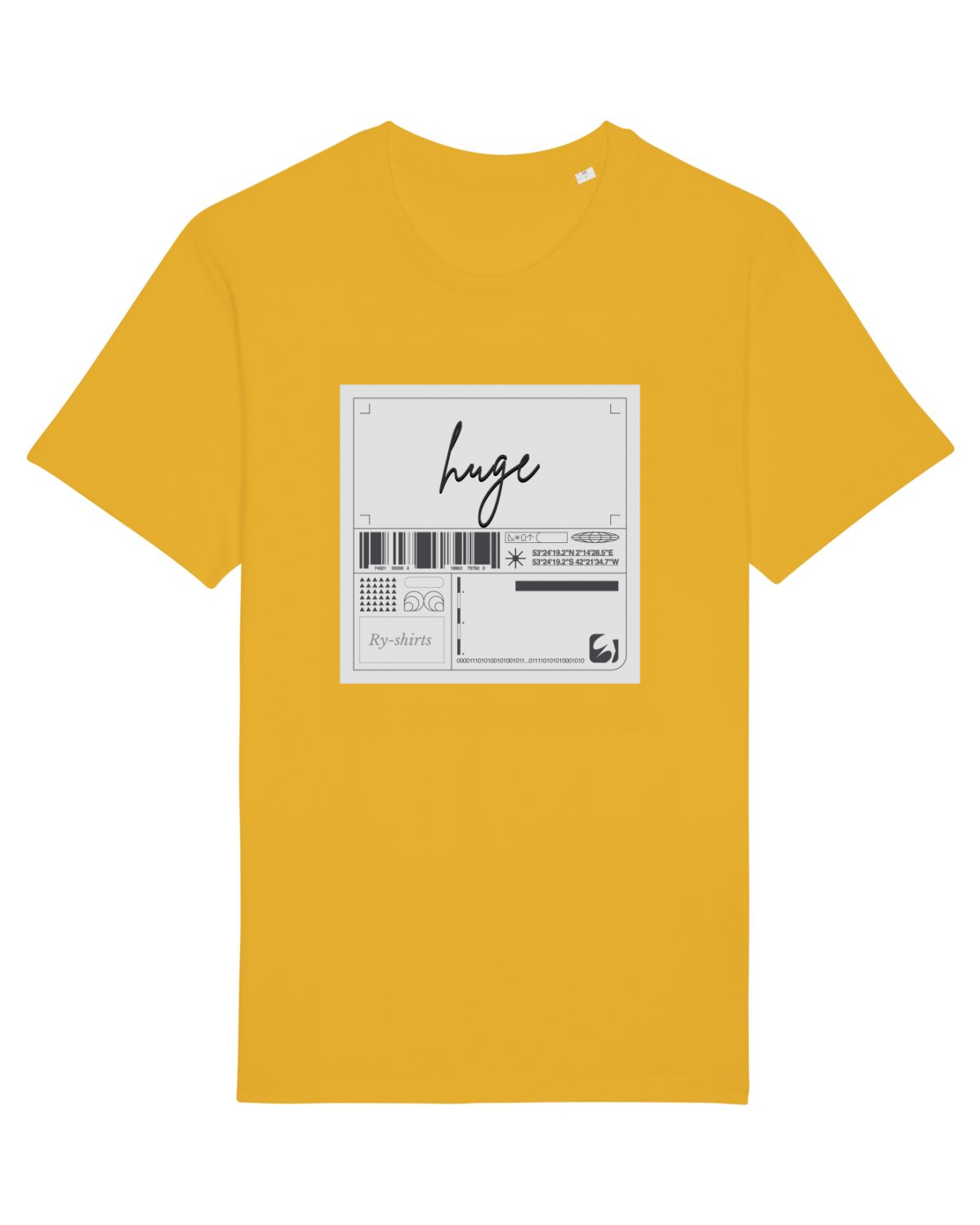 Tricou mânecă scurtă Unisex Rocker Spectra Yellow