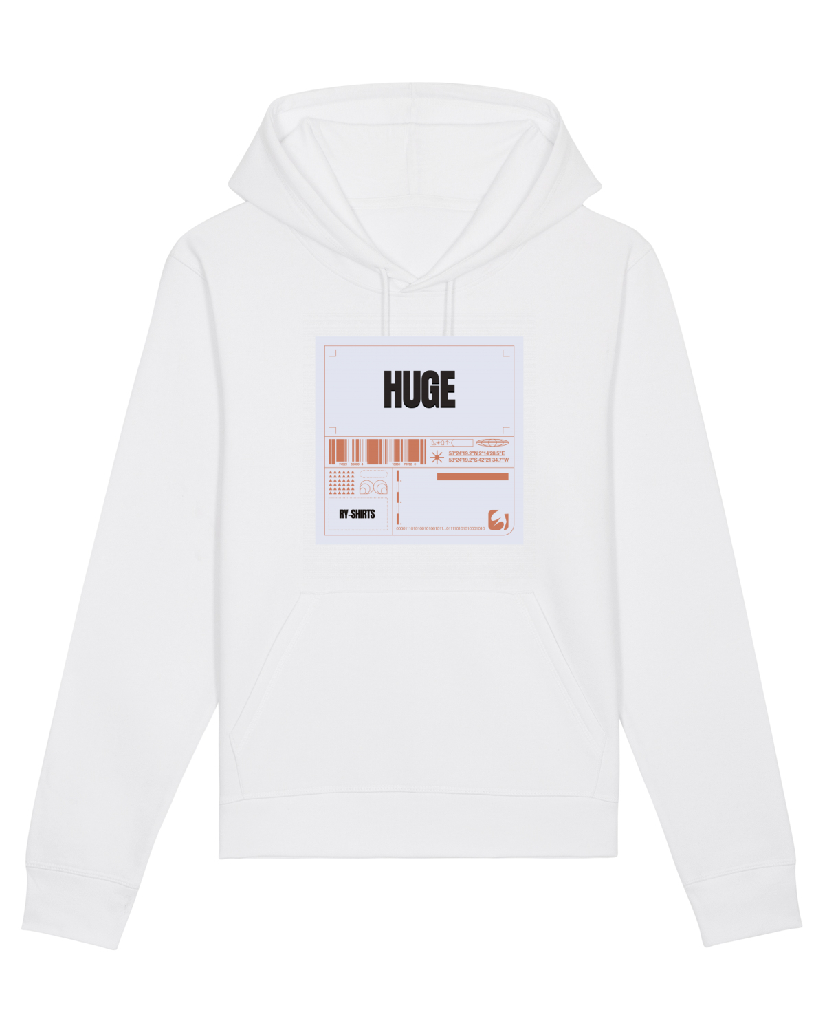 Hanorac Unisex Drummer White