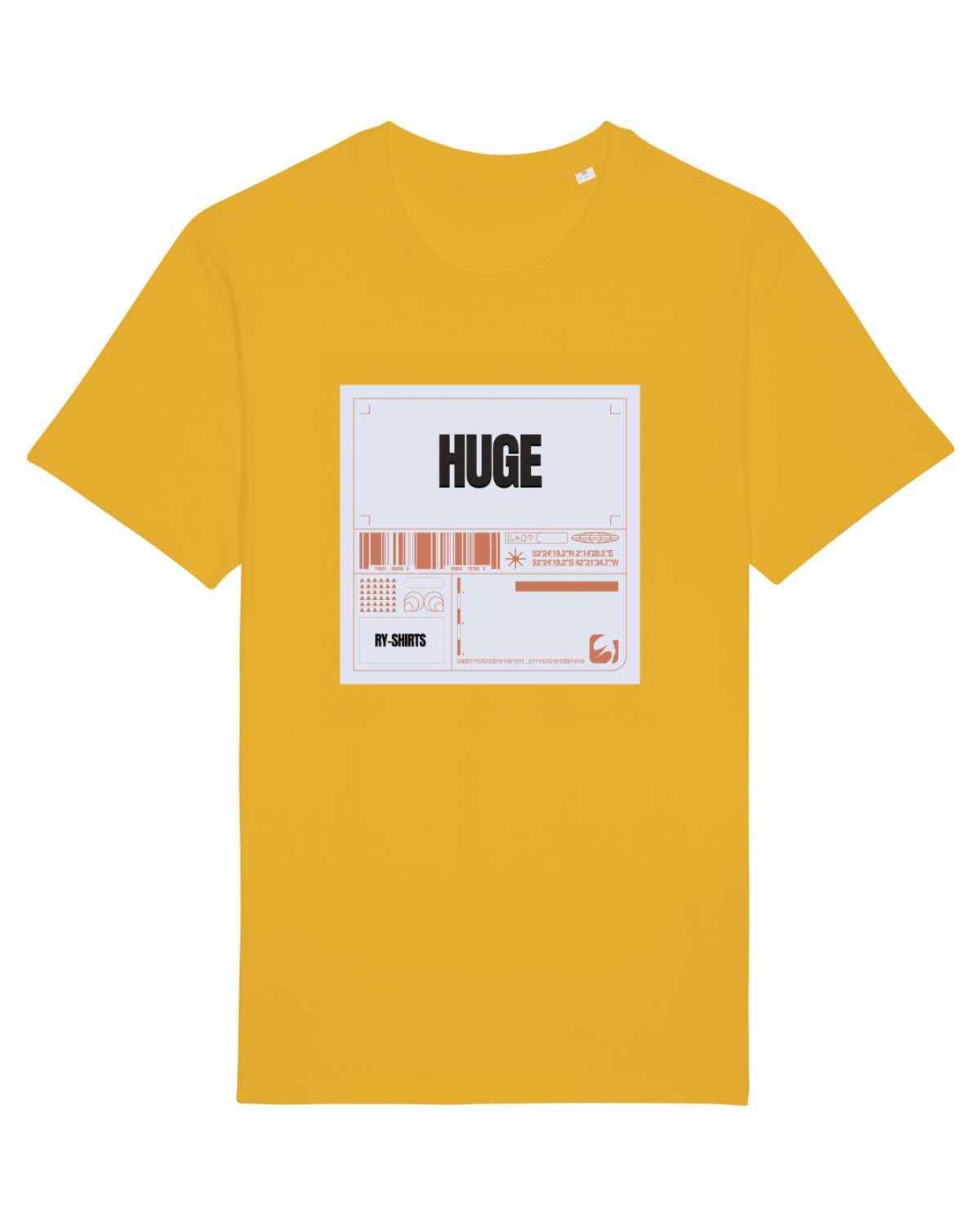 Tricou mânecă scurtă Unisex Rocker Spectra Yellow