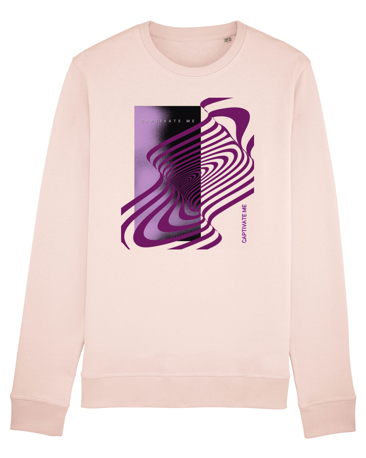 Bluză mânecă lungă Unisex Rise Candy Pink