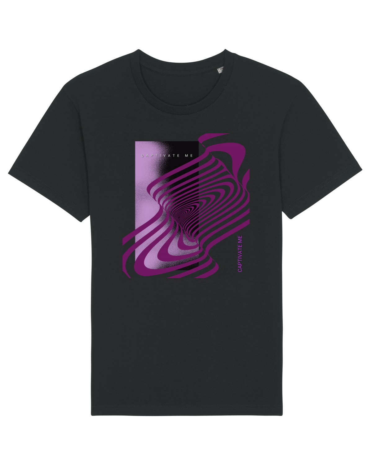 Tricou mânecă scurtă Unisex Rocker Black