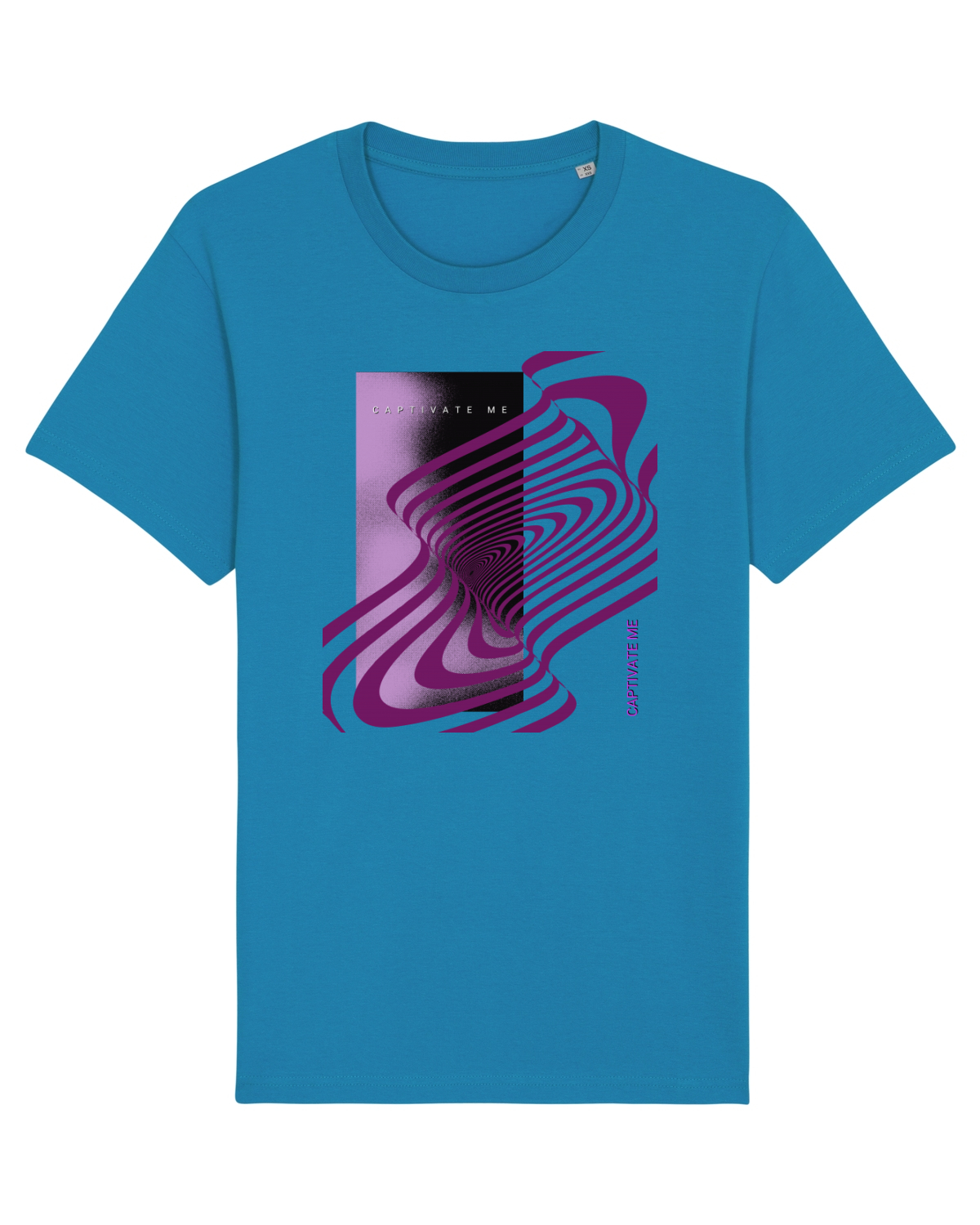 Tricou mânecă scurtă Unisex Rocker Azur