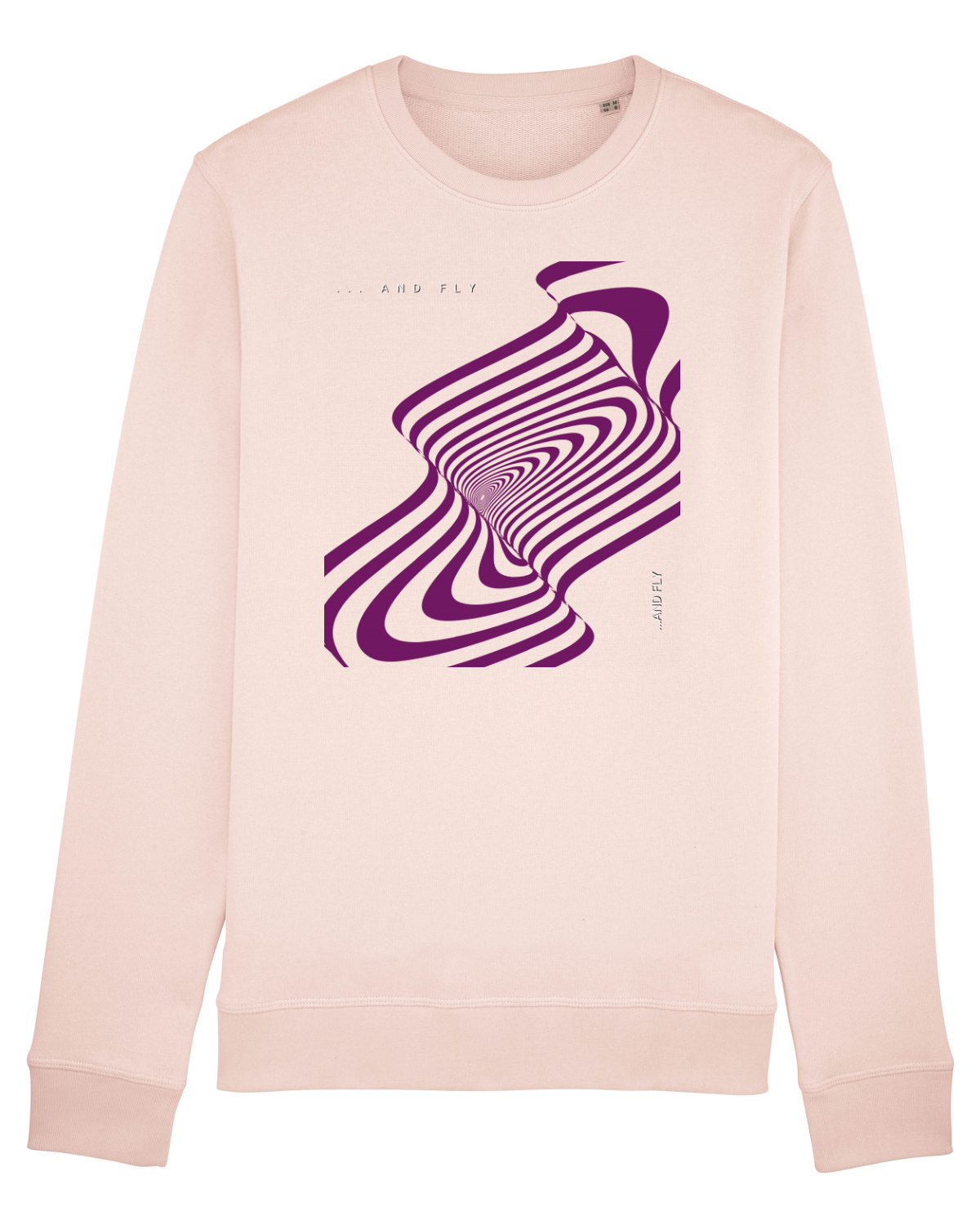 Bluză mânecă lungă Unisex Rise Candy Pink