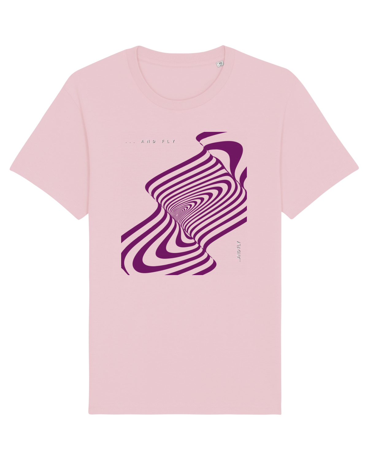 Tricou mânecă scurtă Unisex Rocker Cotton Pink