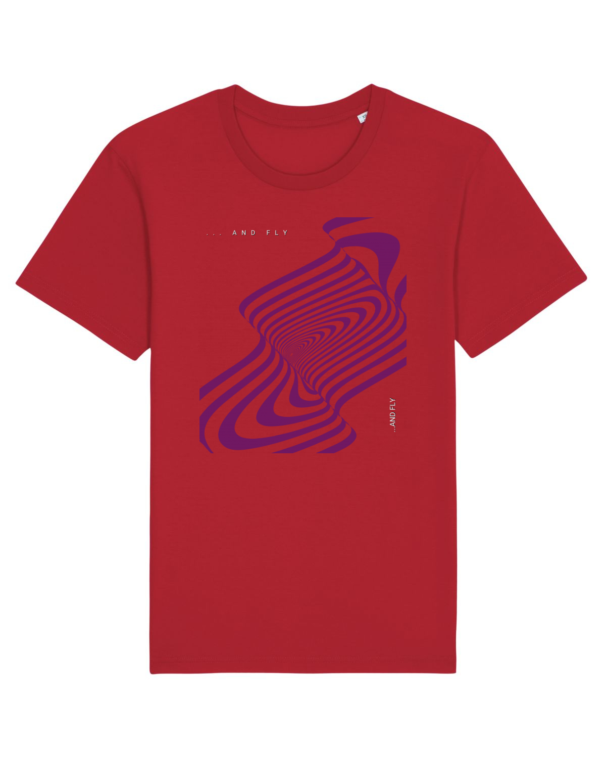 Tricou mânecă scurtă Unisex Rocker Red