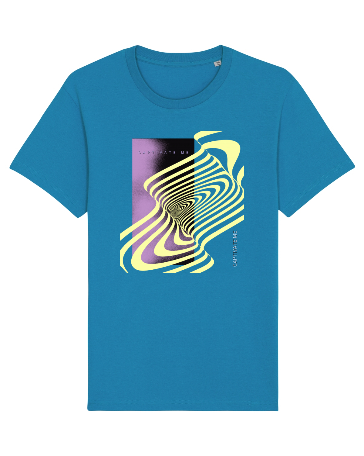 Tricou mânecă scurtă Unisex Rocker Azur