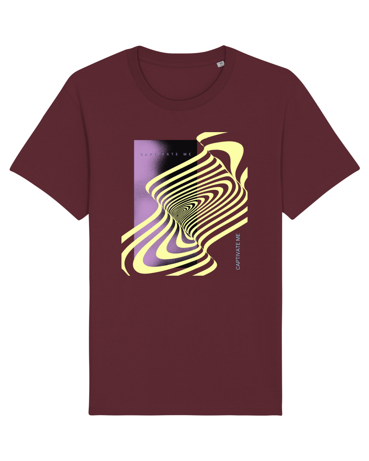Tricou mânecă scurtă Unisex Rocker Burgundy