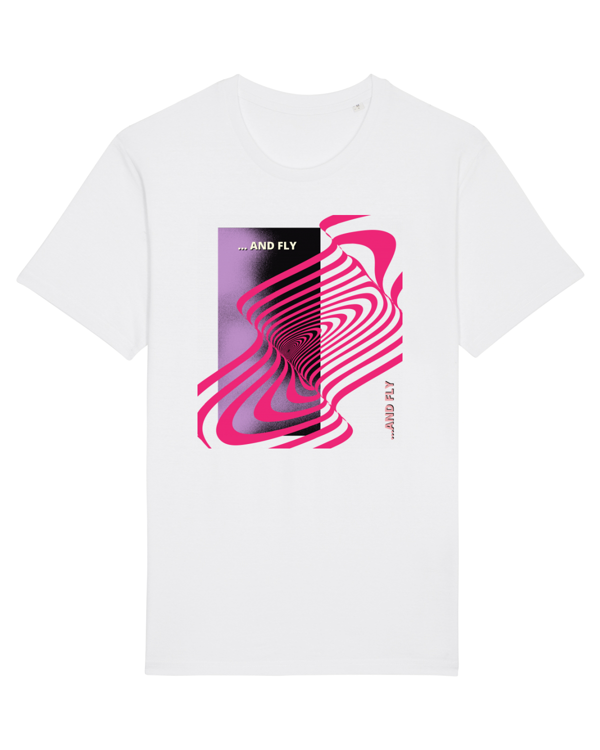 Tricou mânecă scurtă Unisex Rocker White