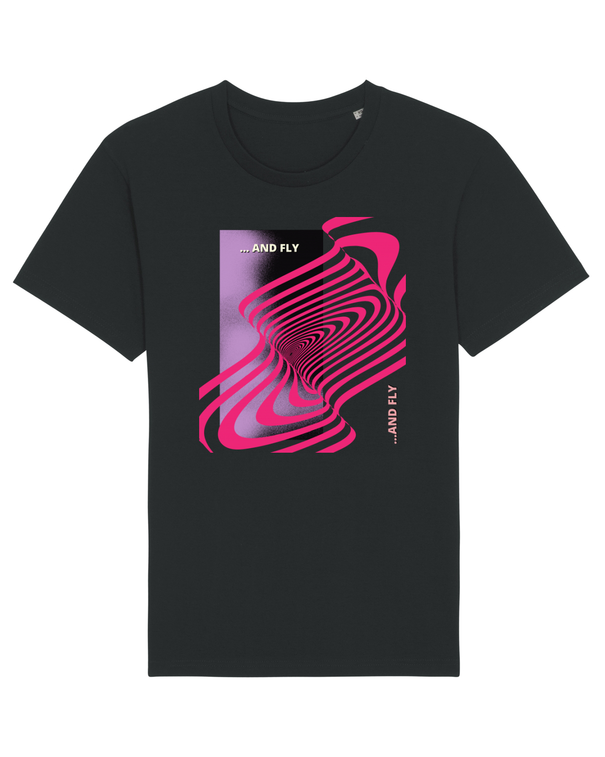 Tricou mânecă scurtă Unisex Rocker Black
