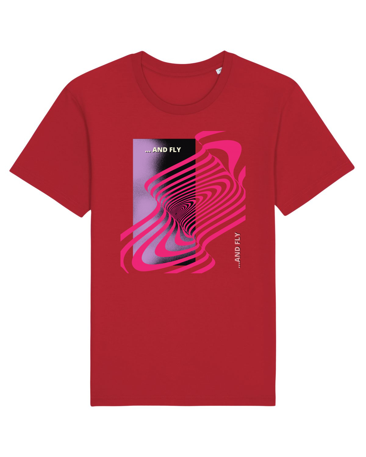 Tricou mânecă scurtă Unisex Rocker Red