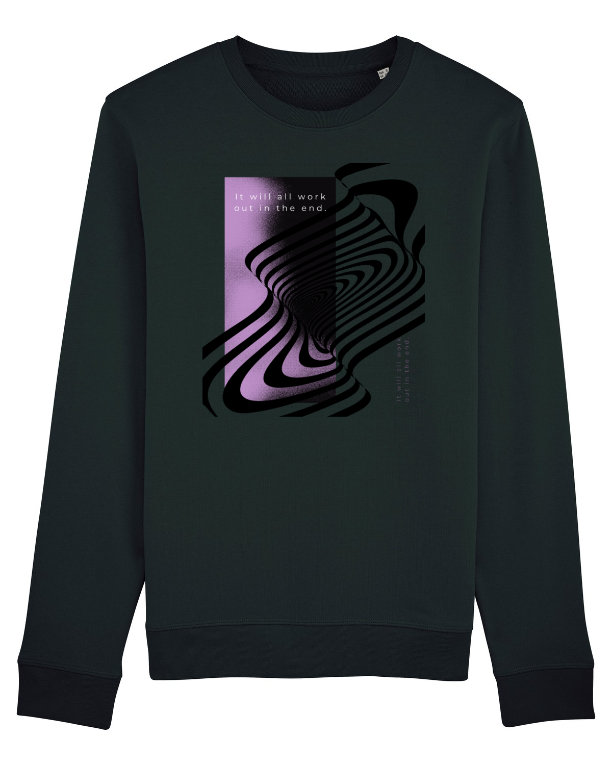 Bluză mânecă lungă Unisex Rise Black
