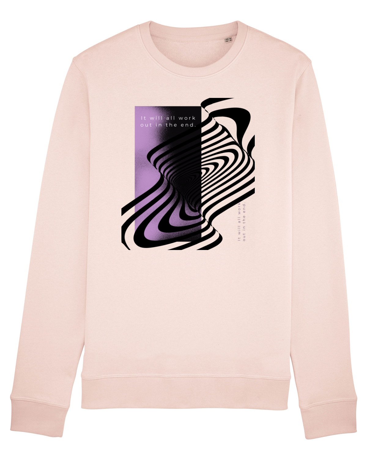 Bluză mânecă lungă Unisex Rise Candy Pink