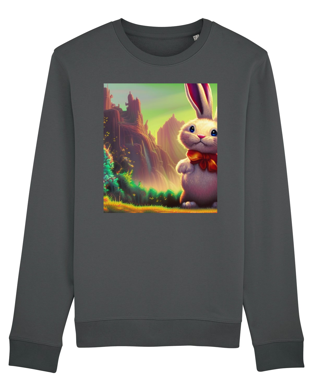 Bluză mânecă lungă Unisex Rise Anthracite