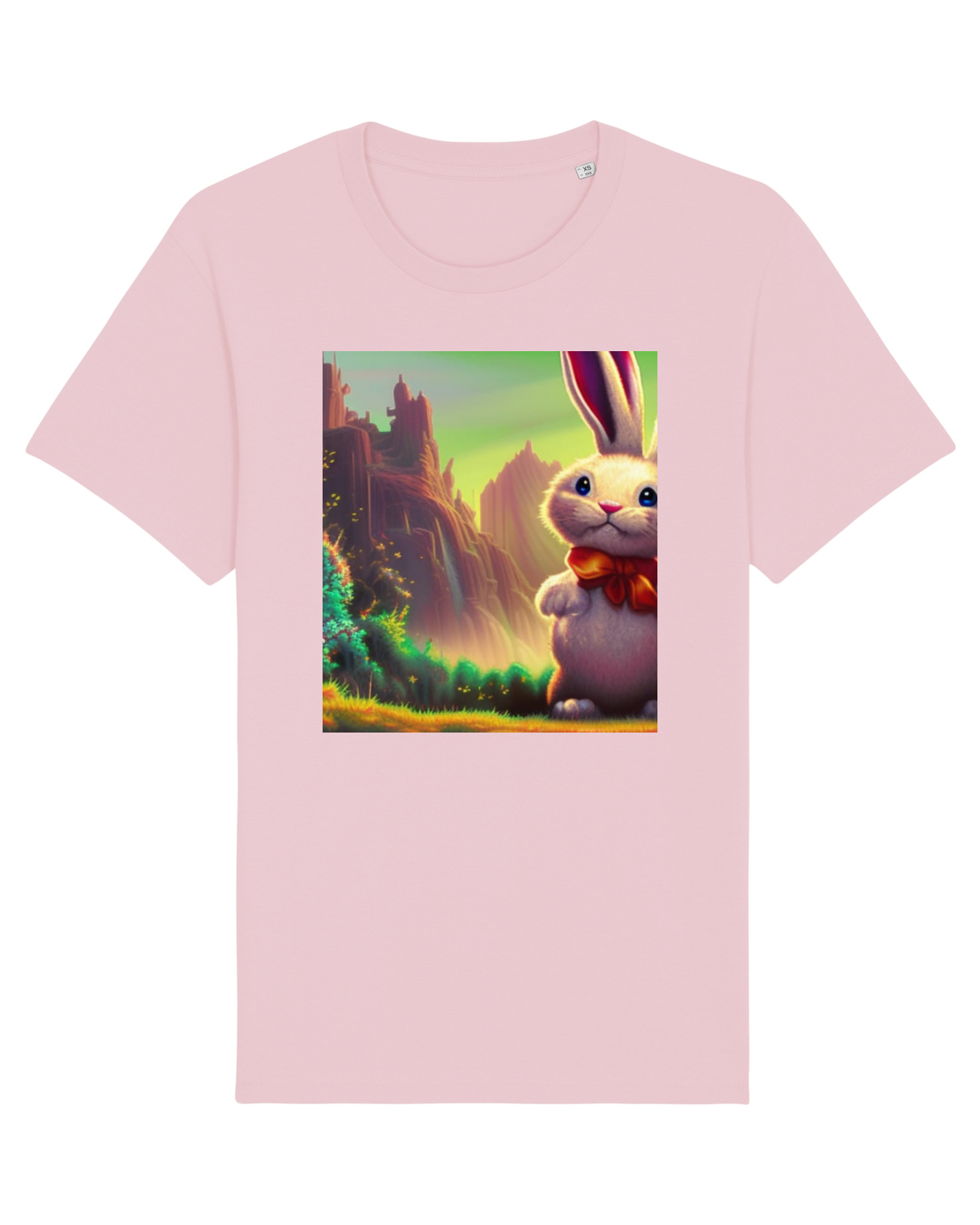 Tricou mânecă scurtă Unisex Rocker Cotton Pink