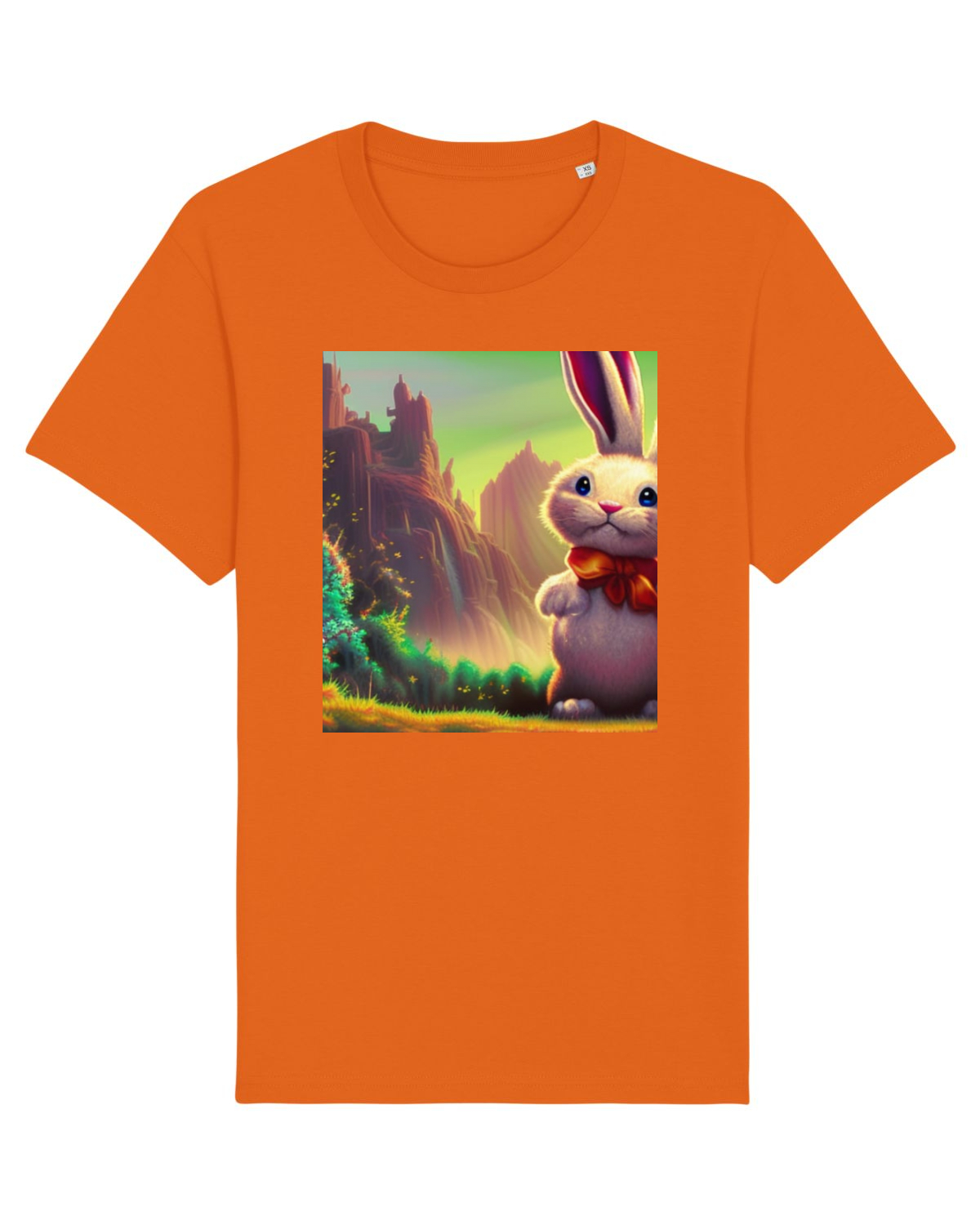 Tricou mânecă scurtă Unisex Rocker Bright Orange