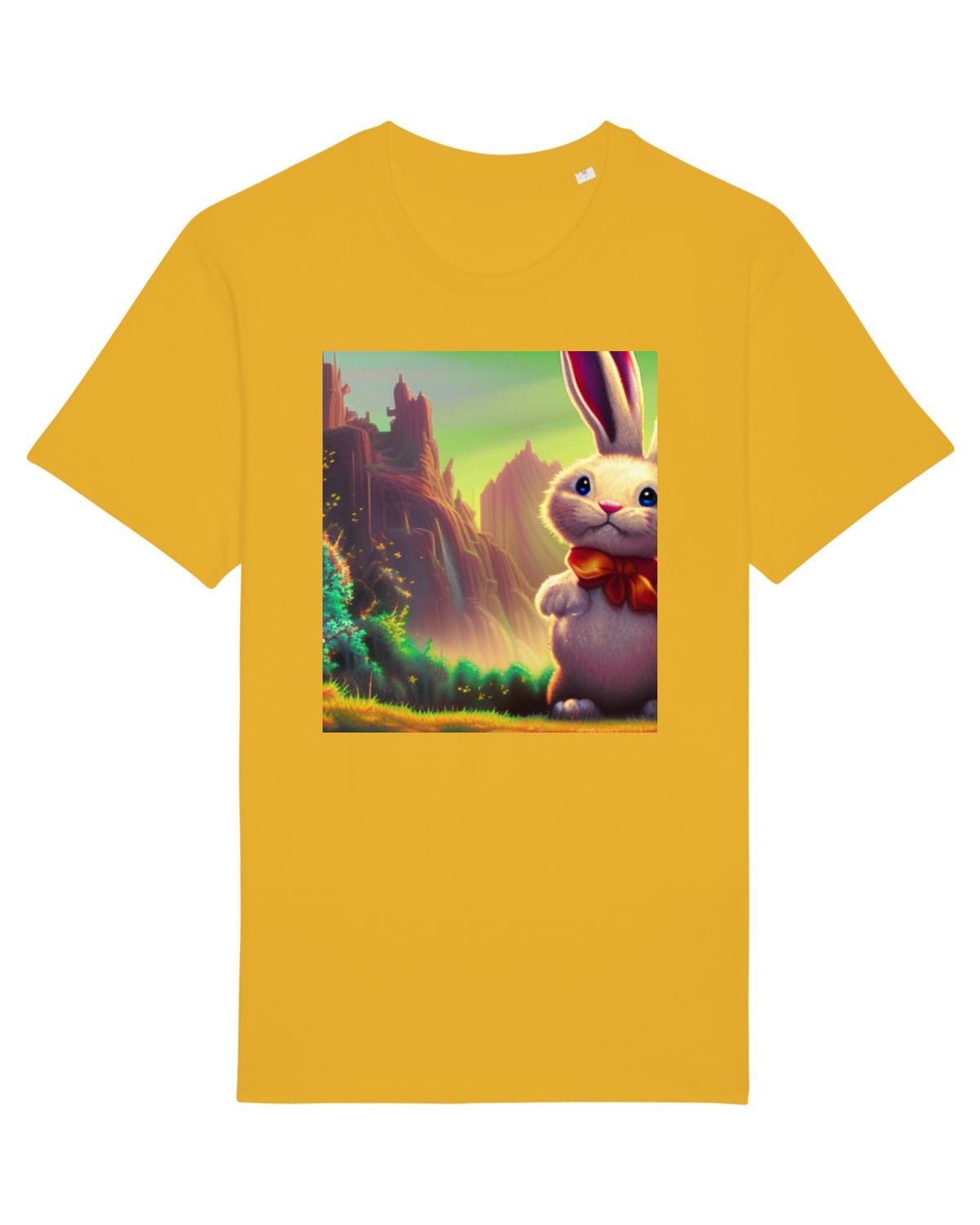Tricou mânecă scurtă Unisex Rocker Spectra Yellow