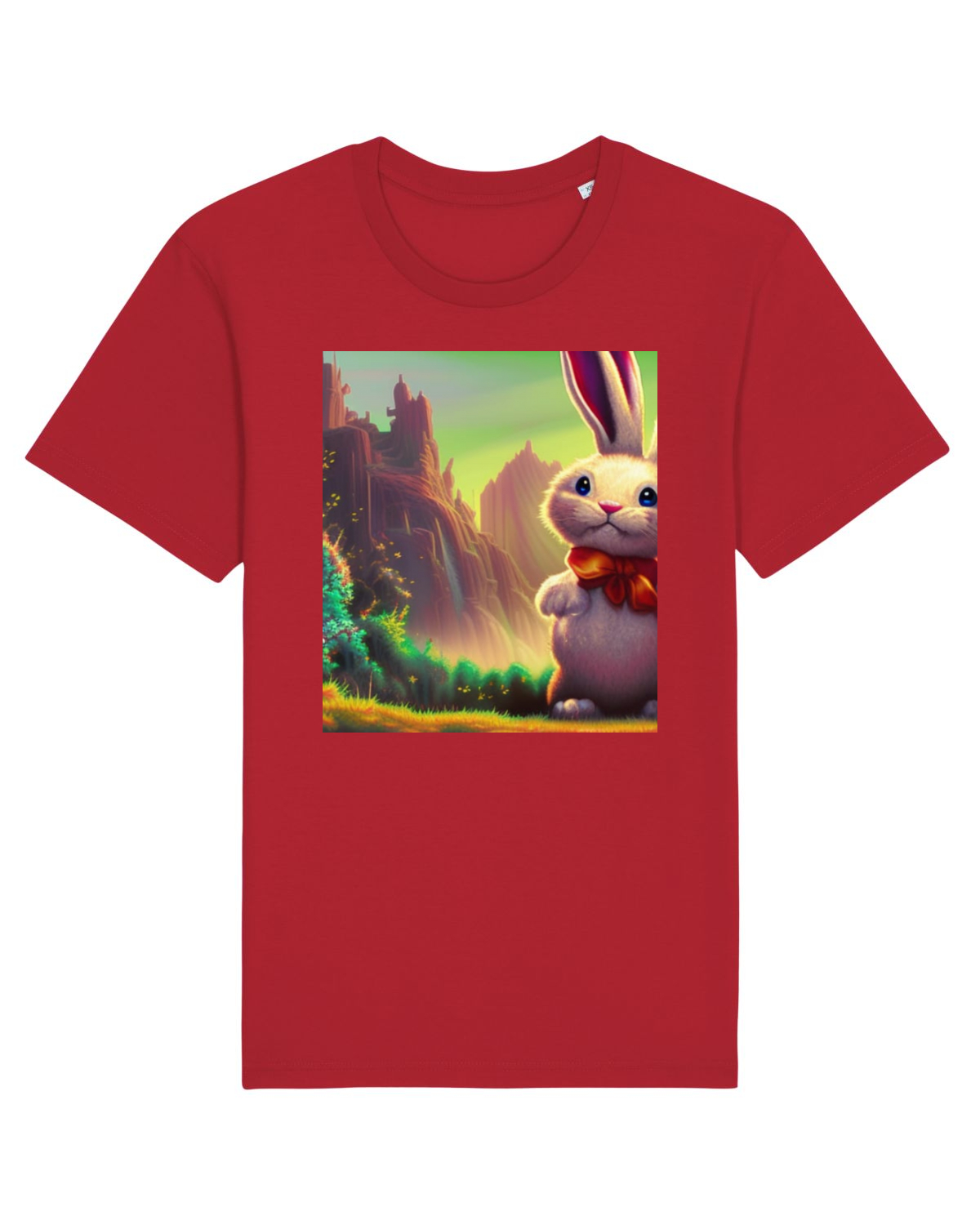 Tricou mânecă scurtă Unisex Rocker Red