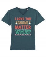 I Love Gnome Matter What Tricou mânecă scurtă guler V Bărbat Presenter