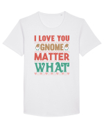 I Love Gnome Matter What Tricou mânecă scurtă guler larg Bărbat Skater