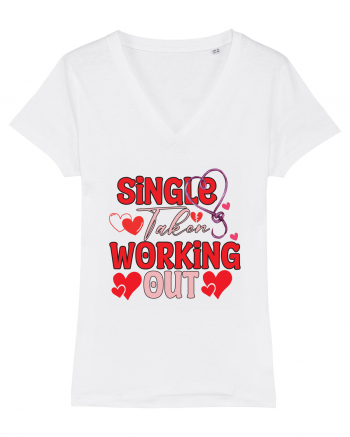 Single Taken Working Out White