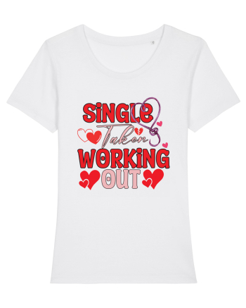 Single Taken Working Out White