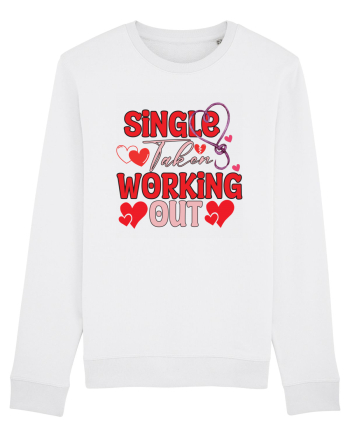 Single Taken Working Out White