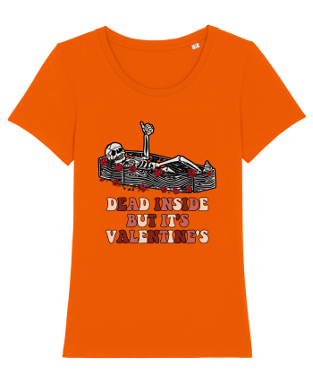 Dead Inside But It's Valentine's Bright Orange
