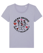Dead Inside But It's Valentine's Tricou mânecă scurtă guler larg fitted Damă Expresser