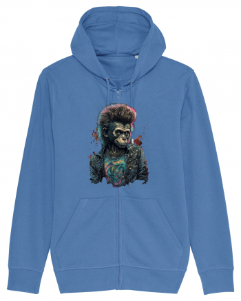 Cool monkey Bright Blue