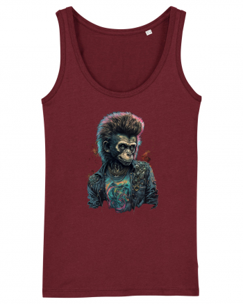 Cool monkey Burgundy