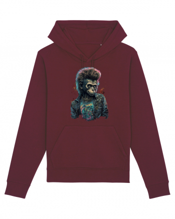 Cool monkey Burgundy