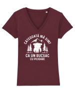 pentru montaniarzi - Ca un rucsac cu picioare Tricou mânecă scurtă guler V Damă Evoker