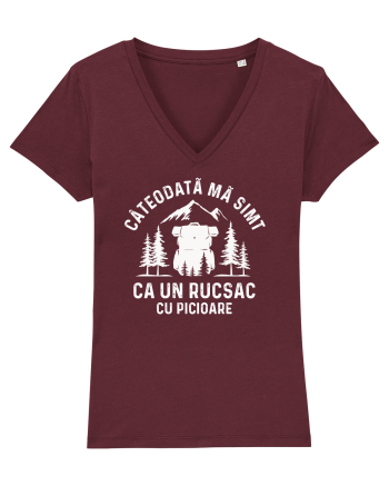 pentru montaniarzi - Ca un rucsac cu picioare Burgundy