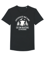 pentru montaniarzi - Ca un rucsac cu picioare Tricou mânecă scurtă guler larg Bărbat Skater