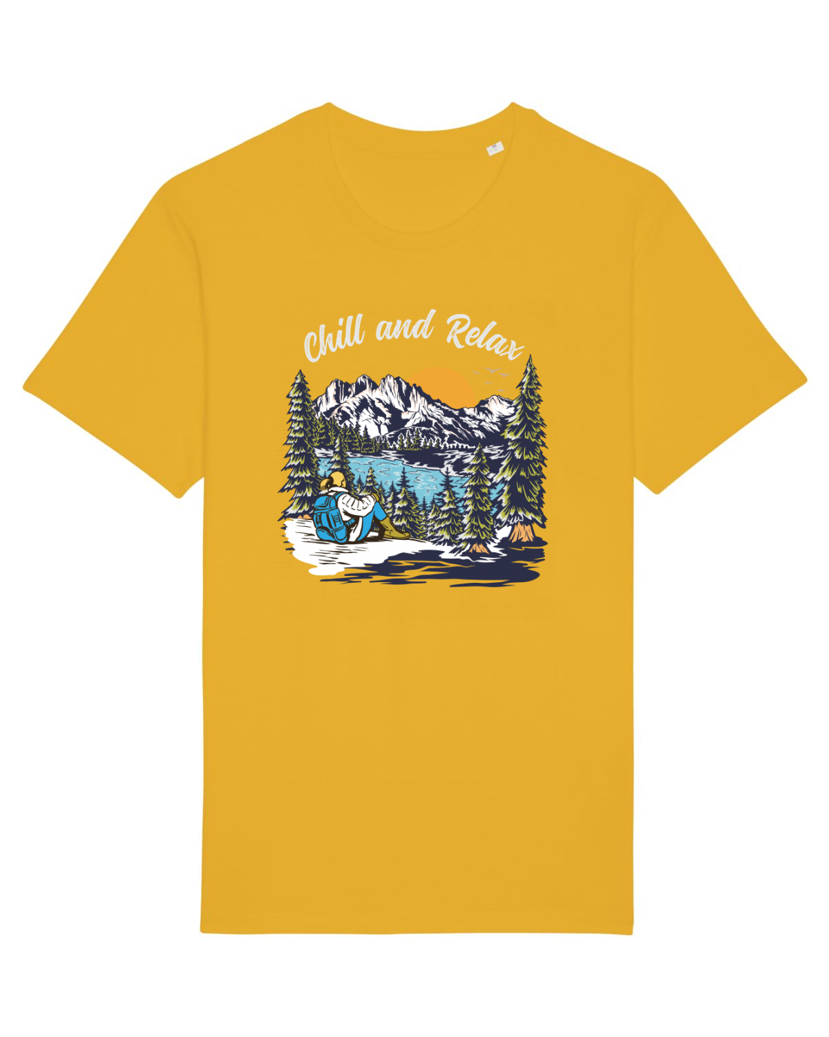 Tricou mânecă scurtă Unisex Rocker Spectra Yellow