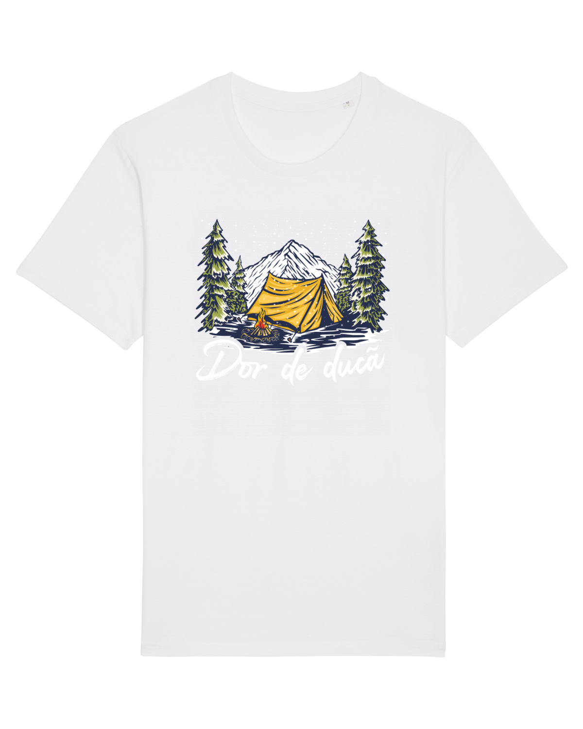 Tricou mânecă scurtă Unisex Rocker White