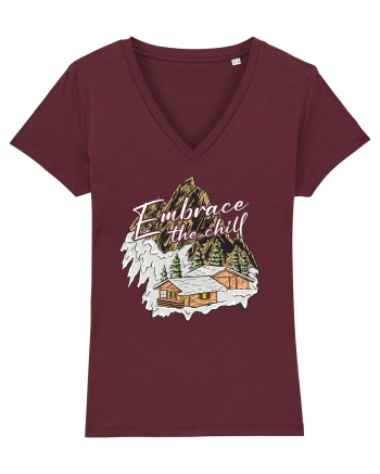 pentru montaniarzi - Embrace the chill Burgundy