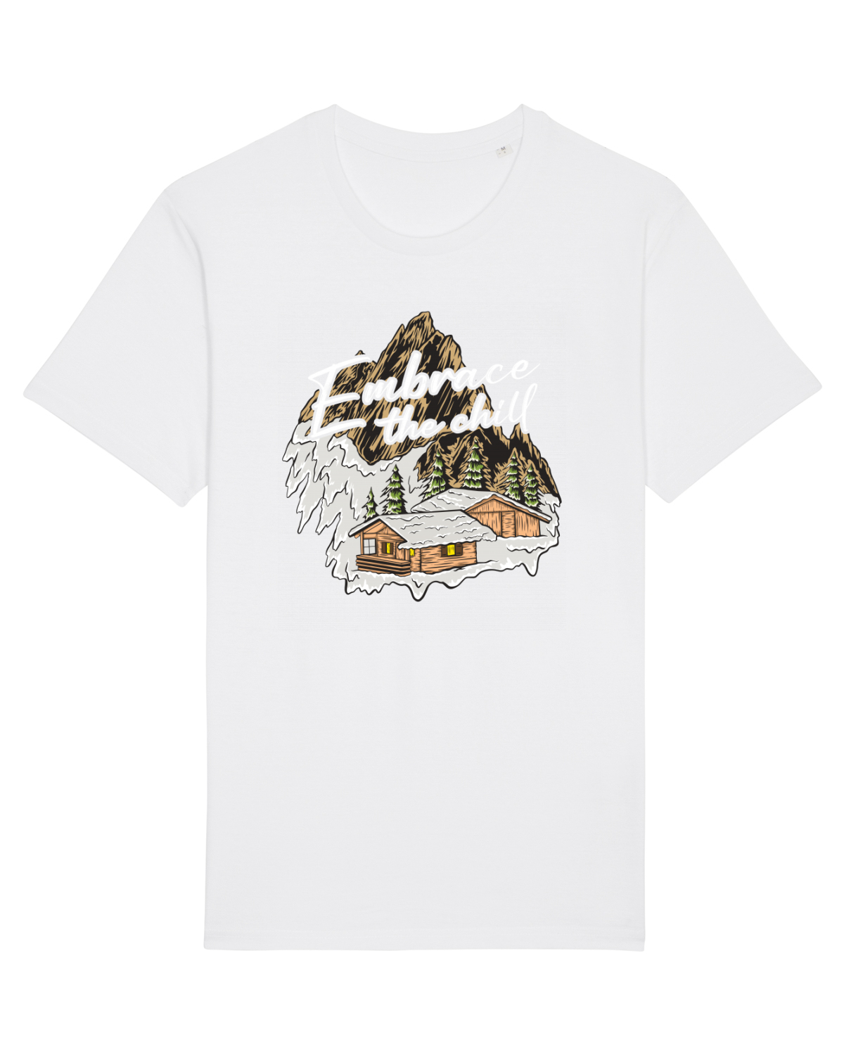 Tricou mânecă scurtă Unisex Rocker White